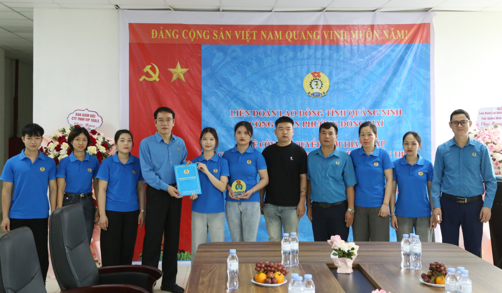 Thành lập Công đoàn cơ sở tại khu công nghiệp Đông Mai