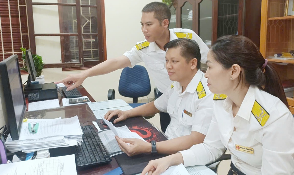 Hoạt động nghiệp vụ của công chức Thuế tỉnh Bắc Ninh. Ảnh: KT Hoạt động nghiệp vụ của công chức Thuế tỉnh Bắc Ninh. Ảnh: KT