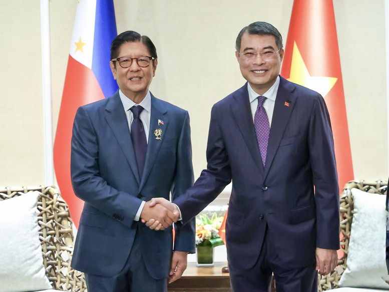 Thủ tướng L&ecirc; Minh Hưng hội kiến Tổng thống Philippines Ferdinand Romualdez Marcos Jr - Ảnh: VGP/Nhật Bắc