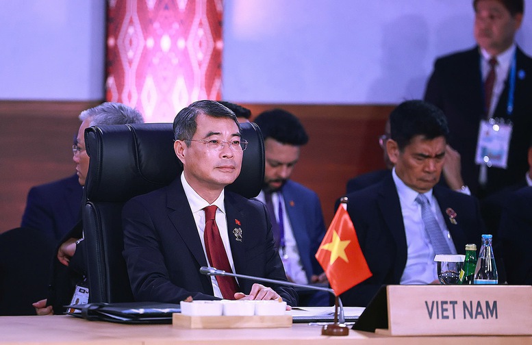Thủ tướng L&ecirc; Minh Hưng n&ecirc;u 3 đề xuất lớn với ASEAN trước những th&aacute;ch thức đa chiều - Ảnh: VGP/Nhật Bắc