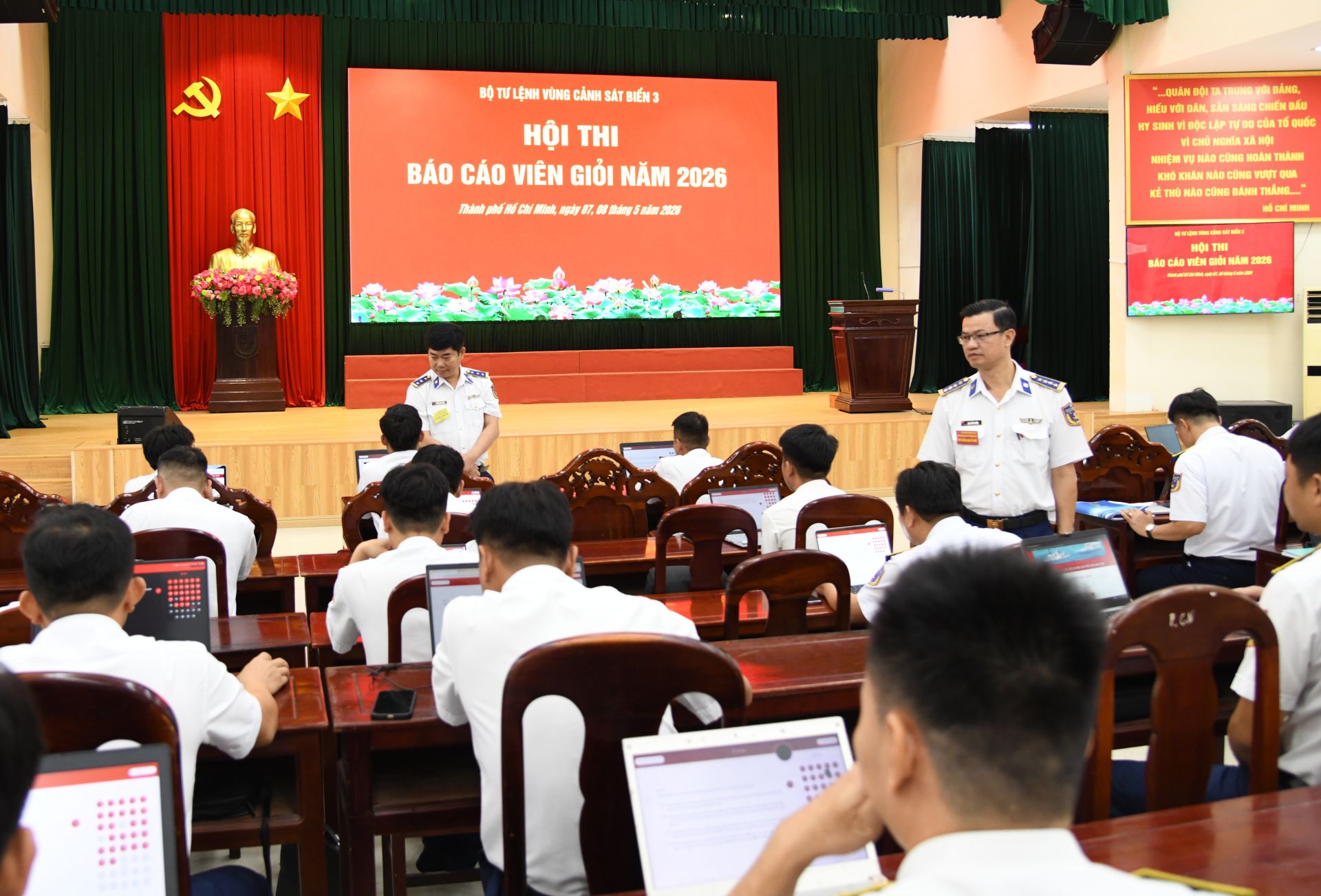 Phần thi nhận thức được hiện bằng phần mềm