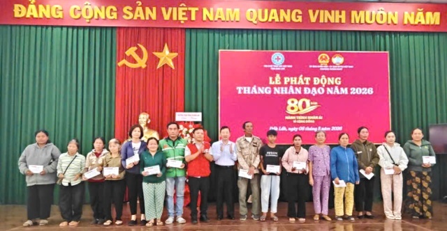 Đắk Lắk: Phát động Tháng Nhân đạo năm 2026