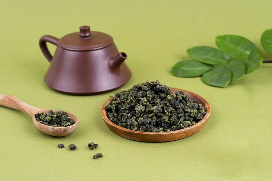 Những b&uacute;p tr&agrave; oolong được chọn lọc kĩ c&agrave;ng
