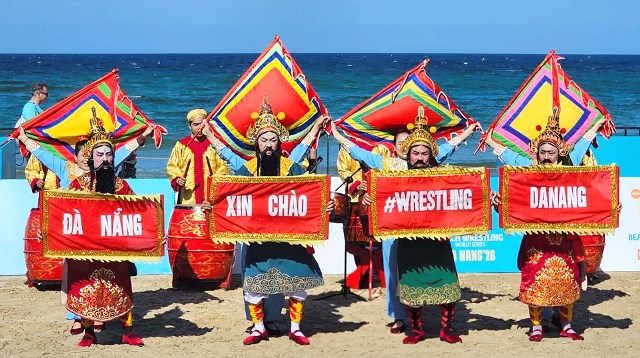 Lễ khai mạc Giải v&ocirc; địch Vật b&atilde;i biển thế giới năm 2026.