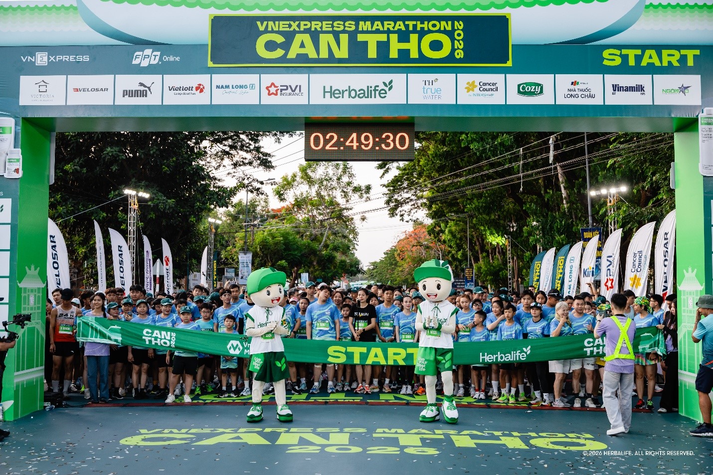 Herbalife Việt Nam tiếp tục đồng hành cùng Giải chạy VnExpress Marathon tại thành phố Cần Thơ