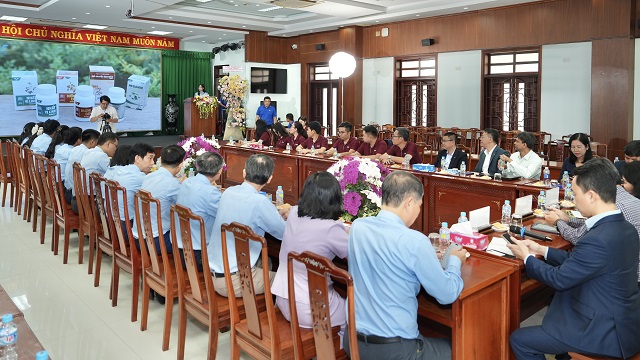 Quang cảnh Lễ khởi động dự &aacute;n. Ảnh: Đ&igrave;nh Ph&uacute;