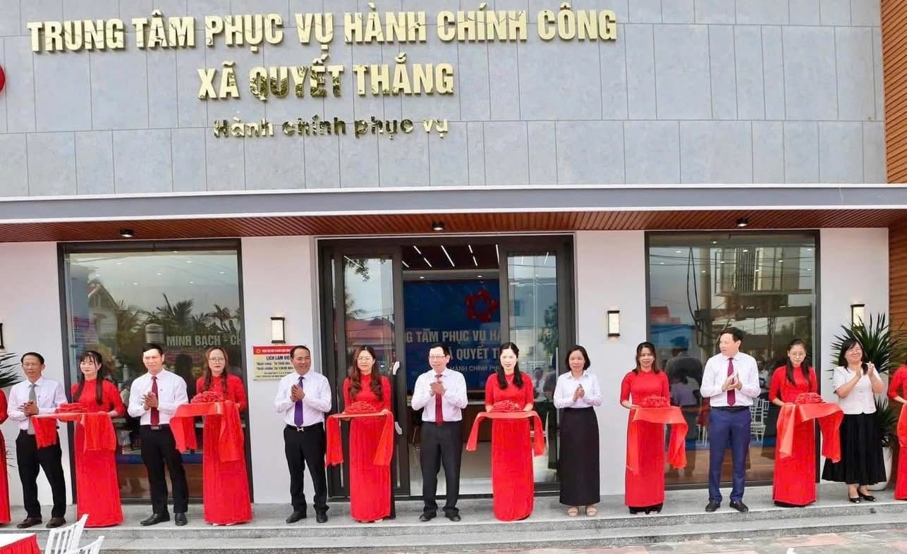 Hải Phòng: Khánh thành Trung tâm Phục vụ hành chính công xã Quyết Thắng