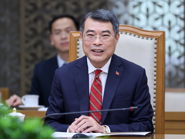 Thủ tướng L&ecirc; Minh Hưng đề nghị Trung Quốc ủng hộ, tạo điều kiện thuận lợi để Việt Nam tham gia hiệu quả chuỗi hoạt động "Chia sẻ thị trường lớn - Xuất khẩu Trung Quốc" - Ảnh: VGP/Nhật Bắc
