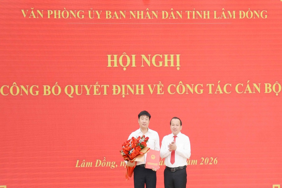 Lâm Đồng bổ nhiệm tân Phó Giám đốc Trung tâm Phục vụ hành chính công tỉnh