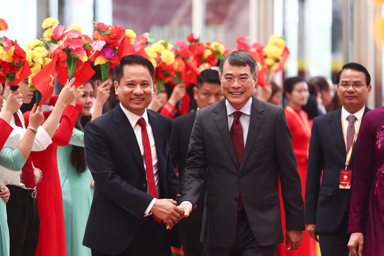 Ủy vi&ecirc;n Bộ Ch&iacute;nh trị, Thủ tướng Ch&iacute;nh phủ L&ecirc; Minh Hưng đến dự phi&ecirc;n khai mạc Đại hội đại biểu Mặt trận Tổ quốc Việt Nam lần thứ XI - Ảnh: VGP/Nhật Bắc