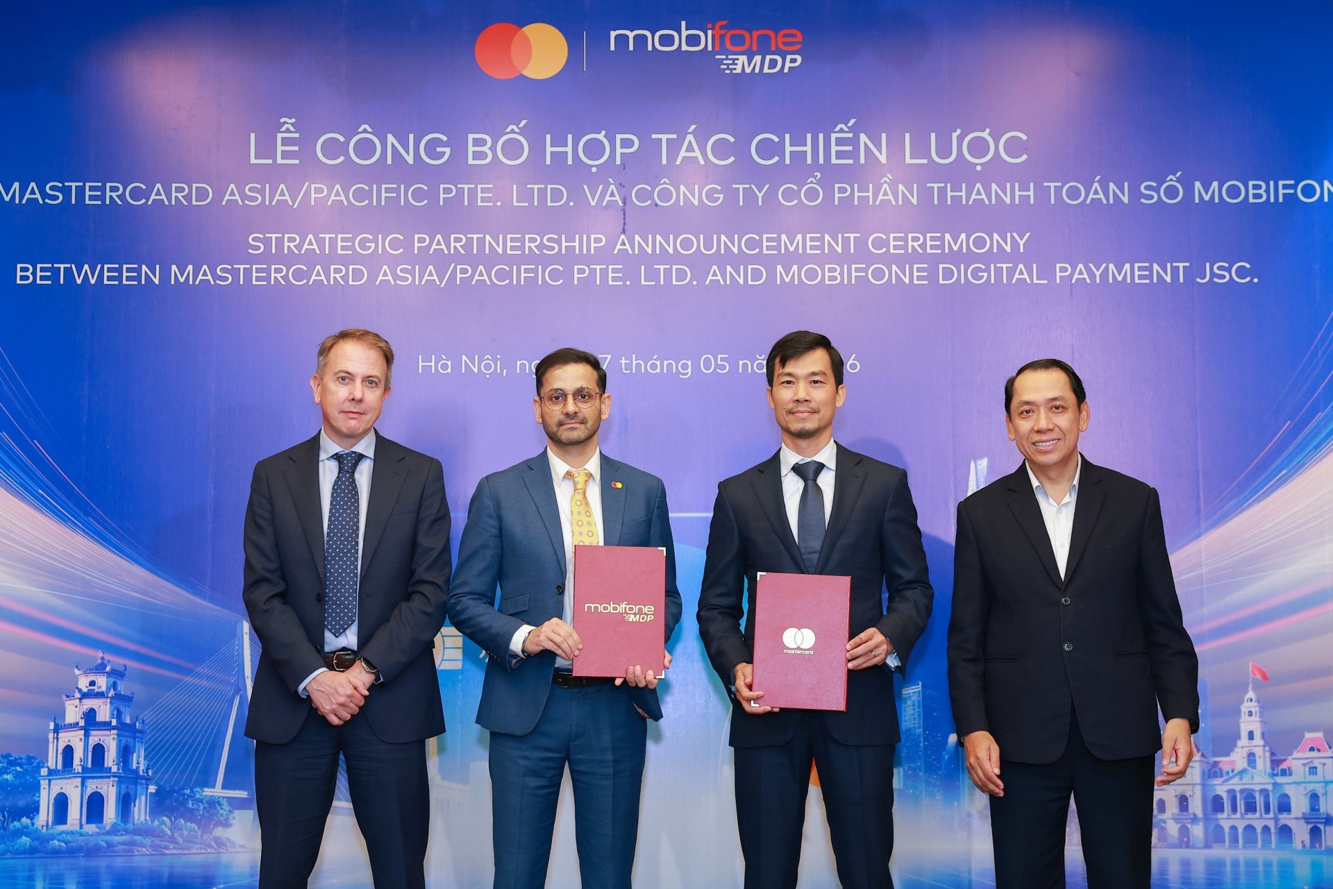 Công ty Cổ phần Thanh toán số MobiFone (MDP) bắt tay Mastercard thúc đẩy nền kinh tế số