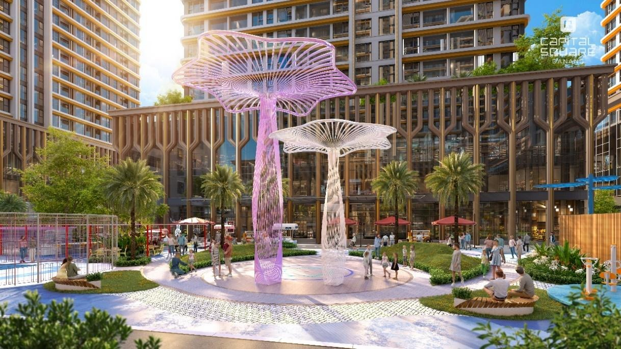 Capital Square nằm tại l&otilde;i trung t&acirc;m ven s&ocirc;ng H&agrave;n - khu vực được xem l&agrave; t&acirc;m điểm ph&aacute;t triển du lịch, thương mại v&agrave; dịch vụ cao cấp của Đ&agrave; Nẵng