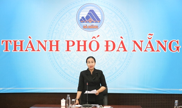 Phó Chủ tịch UBND TP. Đà Nẵng Nguyễn Thị Anh Thi phát biểu tại buổi họp. Phó Chủ tịch UBND TP. Đà Nẵng Nguyễn Thị Anh Thi phát biểu tại buổi họp.