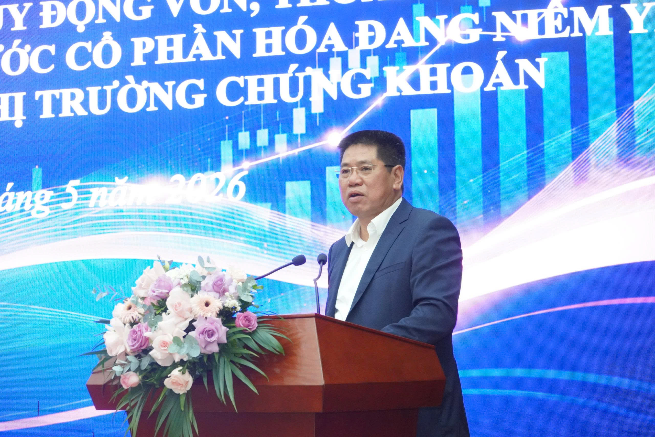 &Ocirc;ng Vũ Hồng Phương, Cục trưởng Cục Ph&aacute;t triển DNNN ph&aacute;t biểu tại Hội nghị