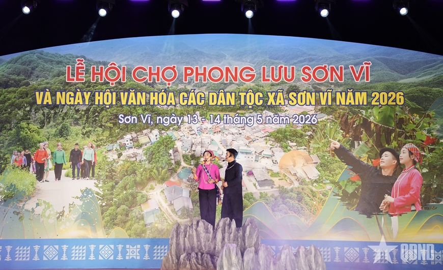 Tuyên Quang: Khai mạc Chợ Phong lưu Sơn Vĩ 2026, lan tỏa sắc màu văn hóa vùng cao biên giới