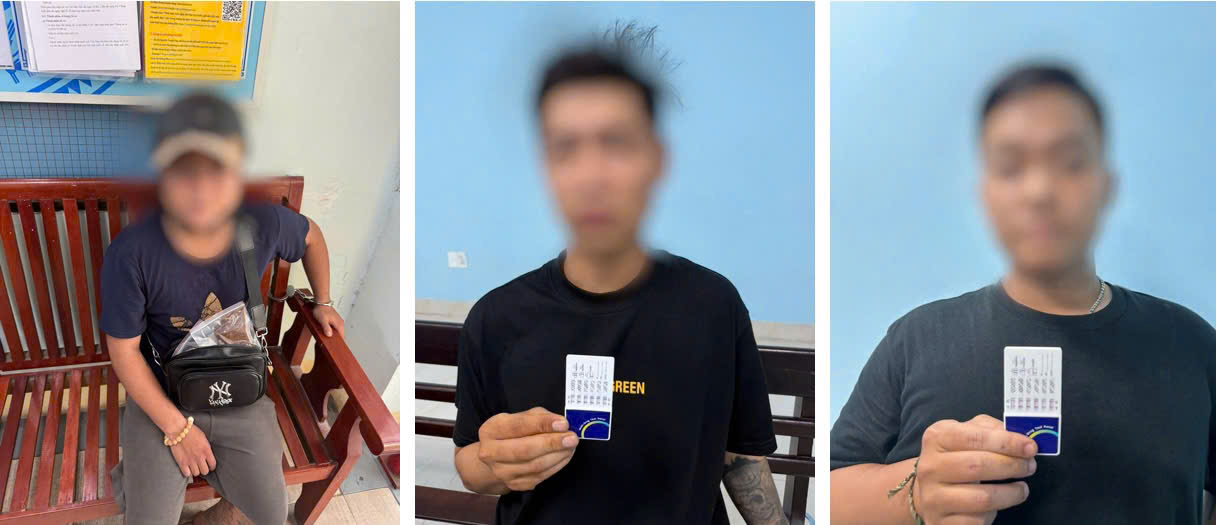 Các đối tượng liên quan đường dây mua bán ma túy. (Ảnh: Công an TP Đà Nẵng) Các đối tượng liên quan đường dây mua bán ma túy. (Ảnh: Công an TP Đà Nẵng)