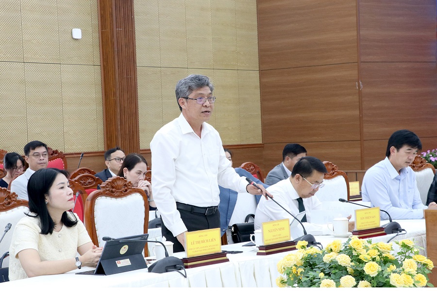 Phó Chủ tịch UBND tỉnh Nguyễn Minh phát biểu tại lễ ký kết Phó Chủ tịch UBND tỉnh Nguyễn Minh phát biểu tại lễ ký kết