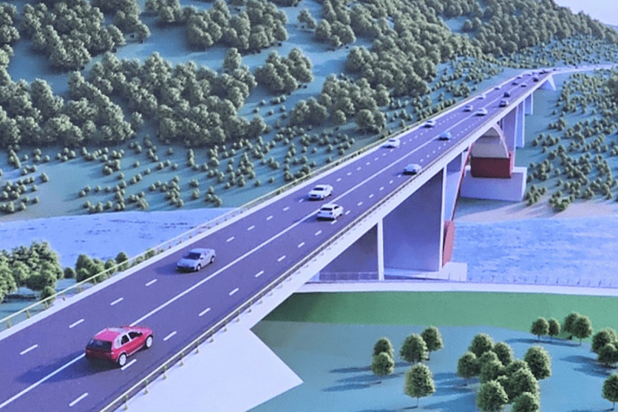 Phối cảnh cao tốc Nha Trang - Đà Lạt. Phối cảnh cao tốc Nha Trang - Đà Lạt.