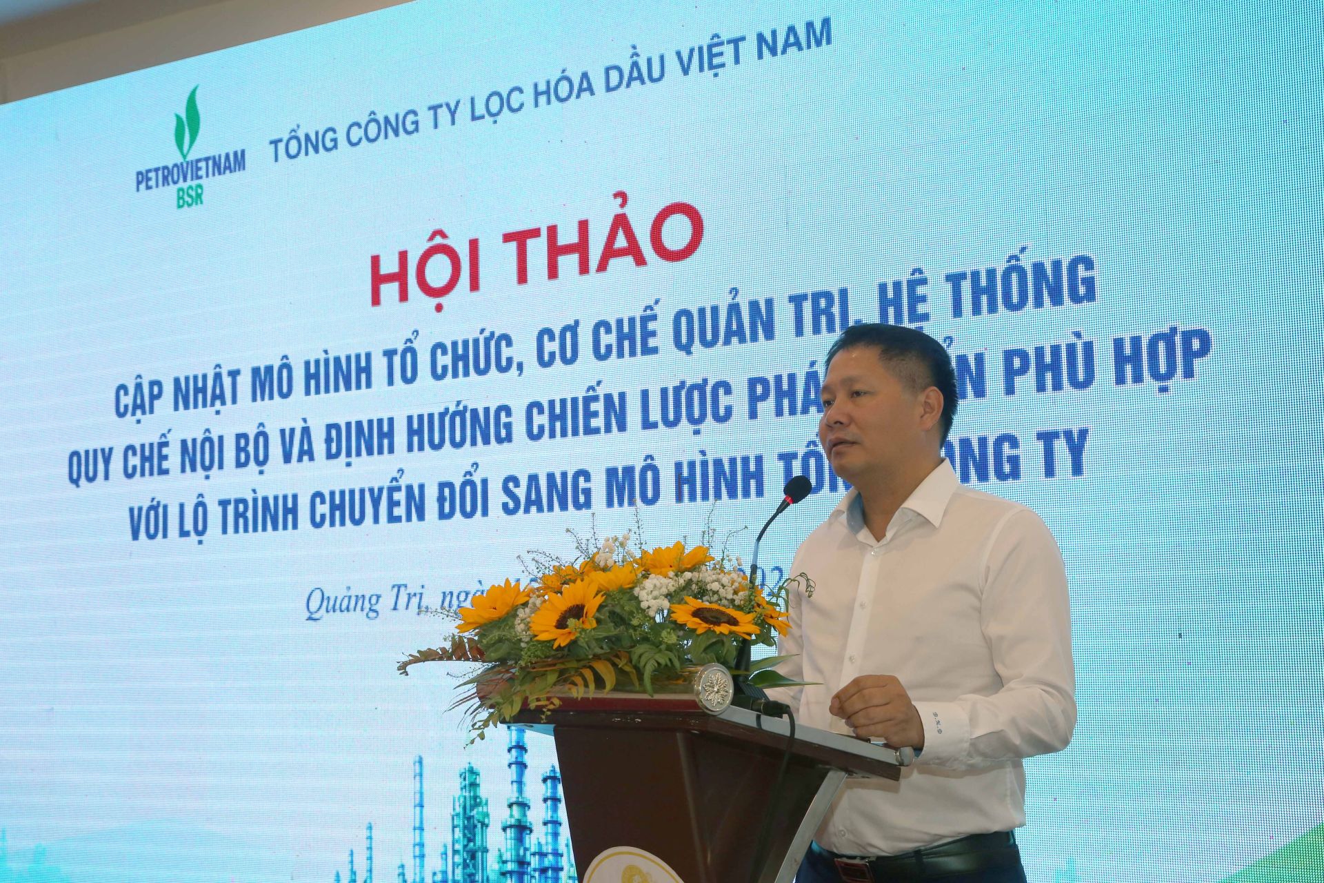 Chủ tịch HĐQT BSR B&ugrave;i Ngọc Dương ph&aacute;t biểu tại Hội thảo