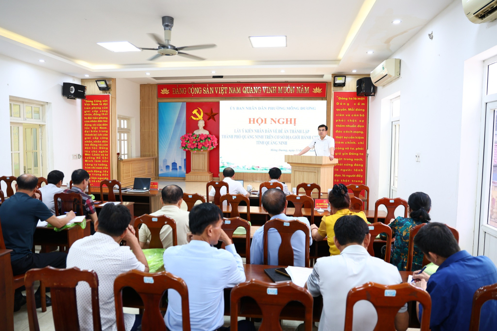 Lấy ý kiến nhân dân về thành lập thành phố Quảng Ninh: Dân chủ, công khai, đồng thuận cao