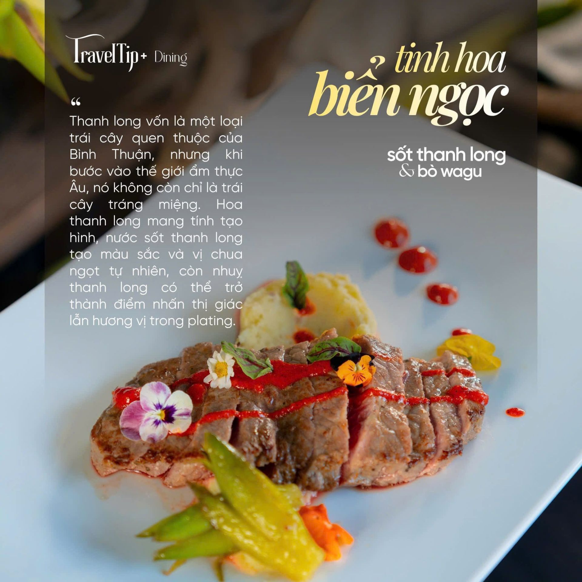hoa thanh long sấy
