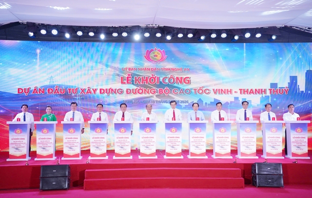 Nghệ An: Khởi công cao tốc Vinh – Thanh Thủy, tạo động lực kết nối hành lang kinh tế Đông – Tây