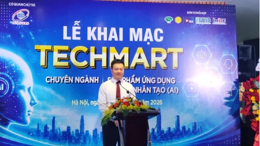 Cục trưởng Cục Th&ocirc;ng tin, Thống k&ecirc; (Bộ Khoa học v&agrave; C&ocirc;ng nghệ) Trần Đắc Hiến.