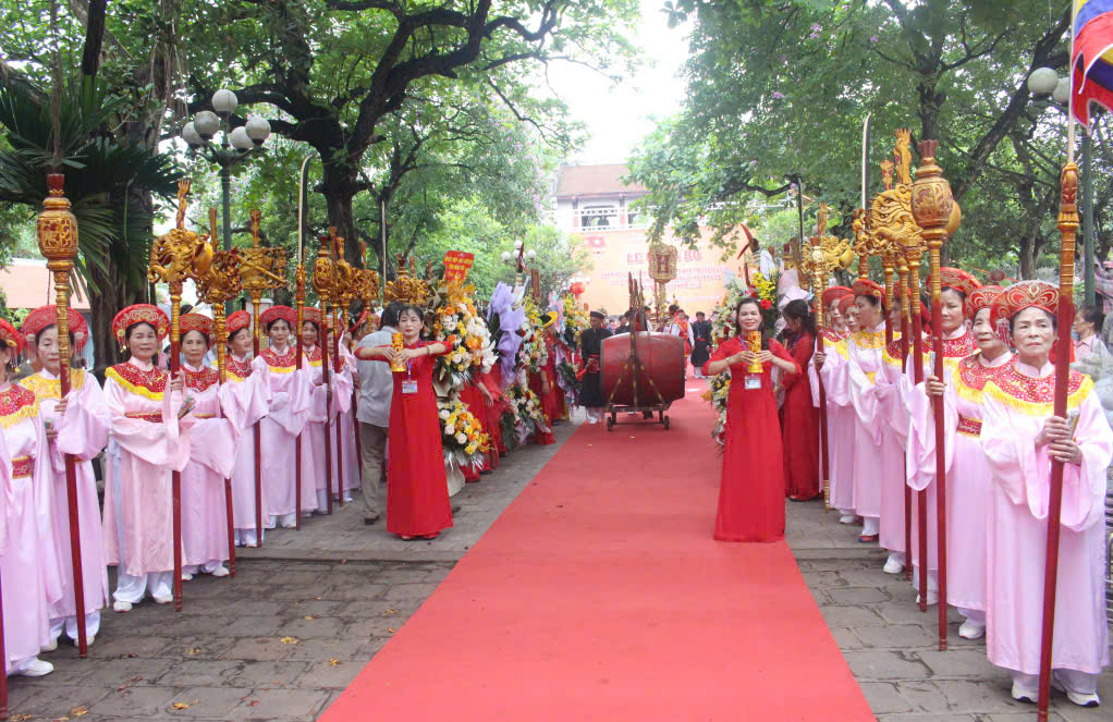 Nghi lễ tế truyền thống tại Đền Đậu An Nghi lễ tế truyền thống tại Đền Đậu An