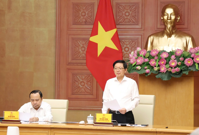 Phó Thủ tướng nhấn mạnh, tiến độ giải ngân của lĩnh vực KH&CN đang chậm hơn nhiều so với mặt bằng chung - Ảnh: VGP/Gia Huy Phó Thủ tướng nhấn mạnh, tiến độ giải ngân của lĩnh vực KH&CN đang chậm hơn nhiều so với mặt bằng chung - Ảnh: VGP/Gia Huy