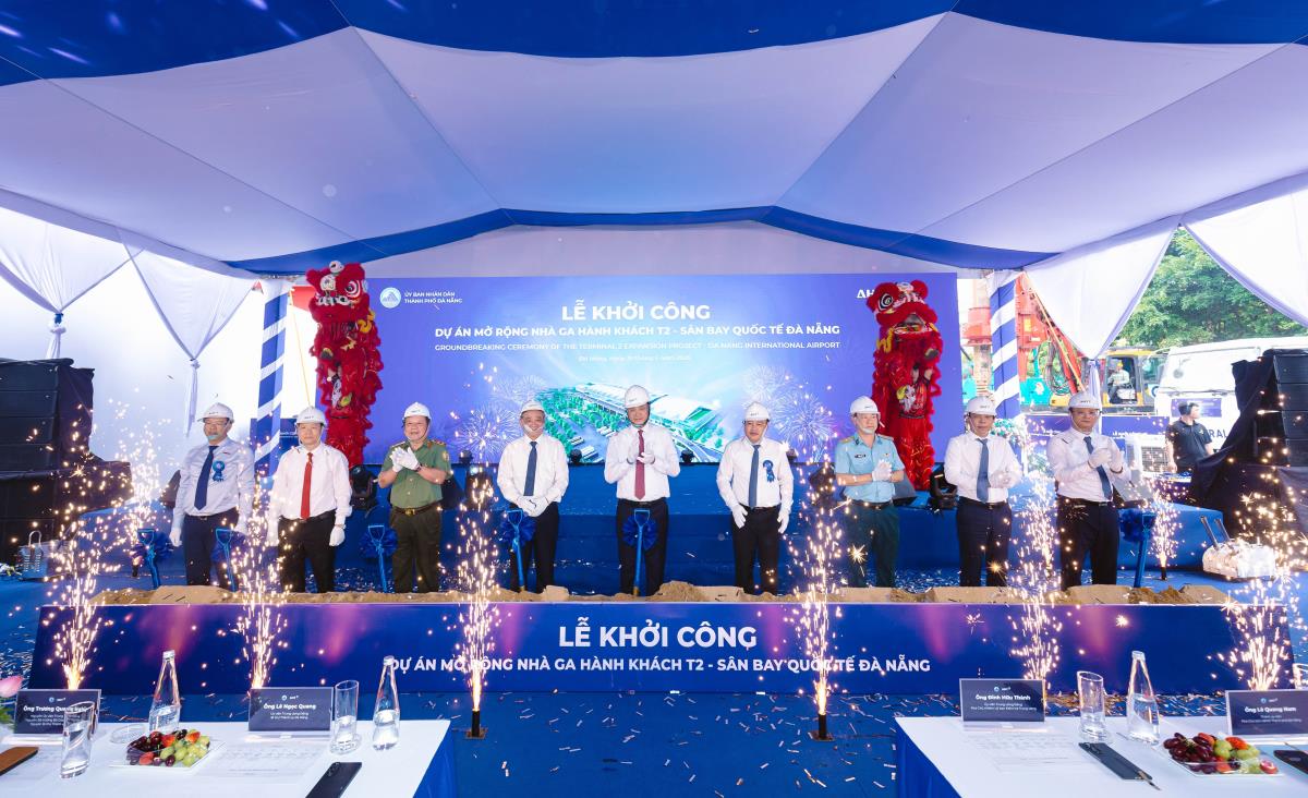 Đà Nẵng khởi công mở rộng Nhà ga quốc tế T2 gần 1.500 tỷ đồng