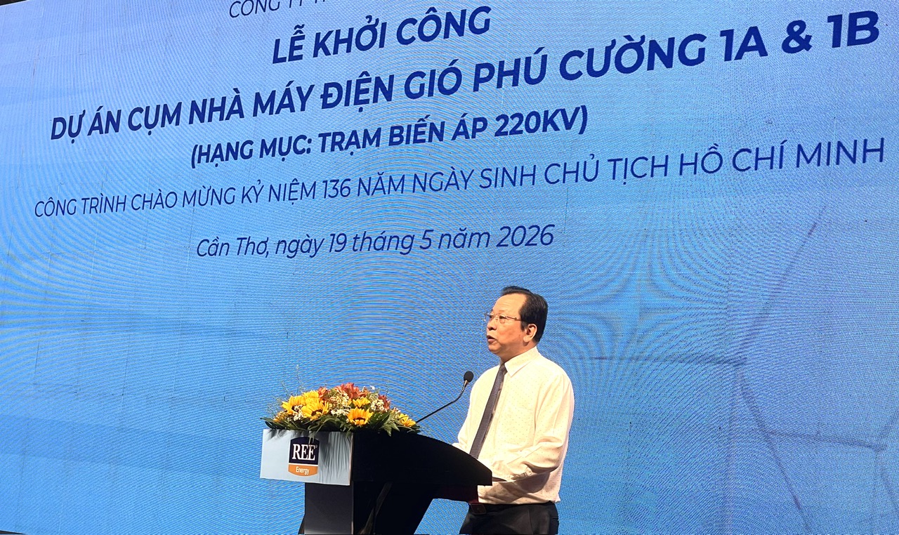 &Ocirc;ng Vương Quốc Nam, Ph&oacute; Chủ tịch UBND TP. Cần Thơ ph&aacute;t biểu tại Lễ khởi c&ocirc;ng
