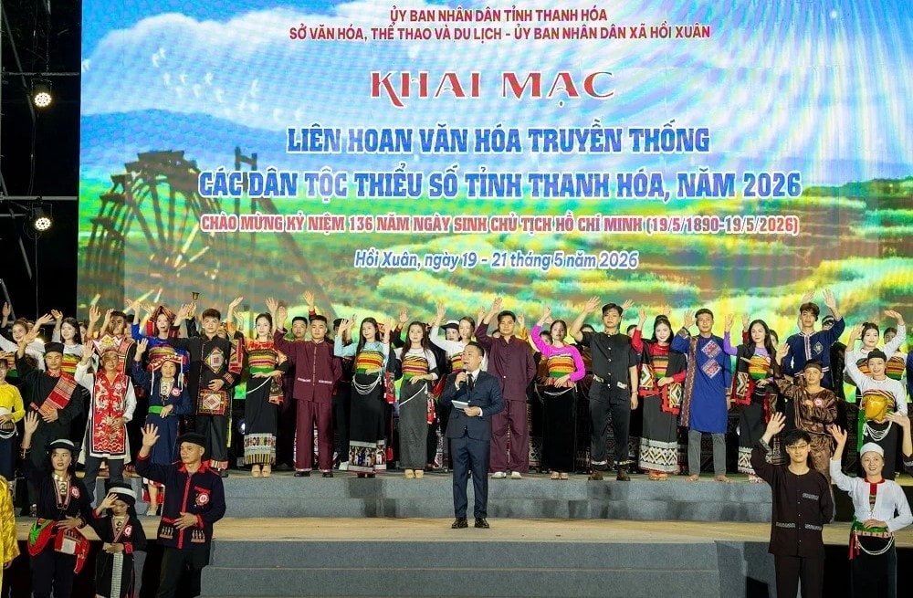Hàng trăm nghệ nhân hội tụ, tái hiện lễ hội truyền thống đặc sắc vùng cao xứ Thanh
