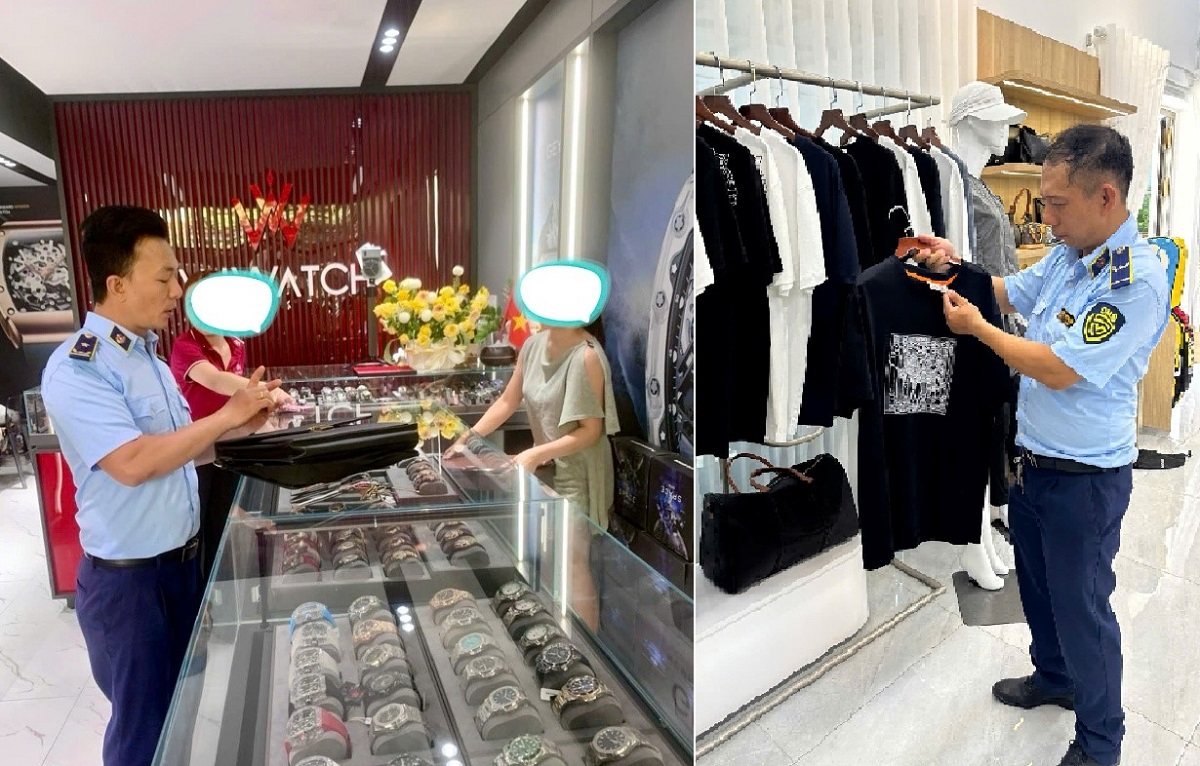 Lực lượng thuộc Đội Quản lý thị trường số 1 kiểm tra hàng hóa tại cơ sở kinh doanh Lực lượng thuộc Đội Quản lý thị trường số 1 kiểm tra hàng hóa tại cơ sở kinh doanh