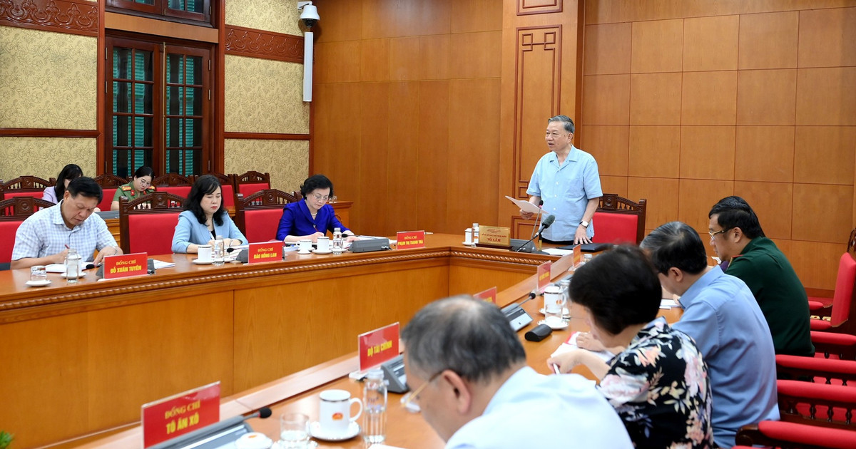 Tổng Bí thư, Chủ tịch nước Tô Lâm làm việc với Đảng ủy Bộ Y tế về công tác y học cổ truyền Việt Nam