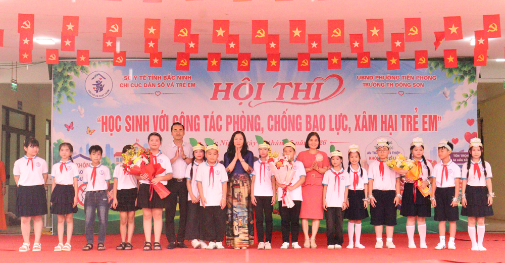 Bắc Ninh: Sôi nổi Hội thi phòng chống bạo lực, xâm hại trẻ em
