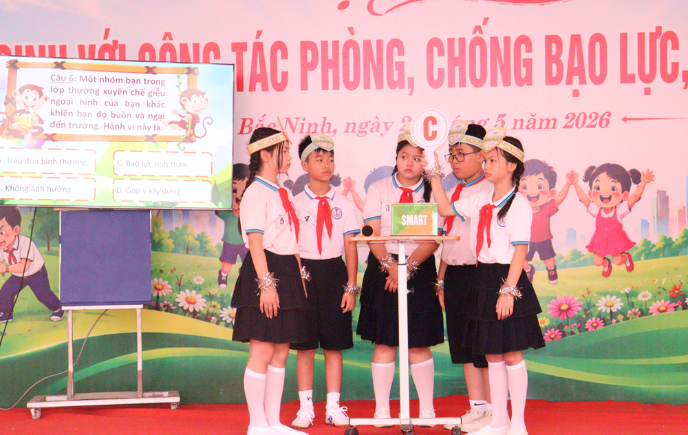Phần thi Hiểu biết của đội Smart.
