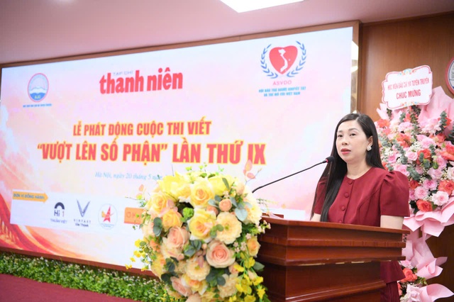 Nhà báo Phạm Hương Ngát – Phó Trưởng ban đối Ngoại – Tuyên truyền, Hội Bảo trợ Người khuyết tật và trẻ mồ côi Việt Nam thông qua thể lệ cuộc thi viết "Vượt lên số phận" lần thứ IX Nhà báo Phạm Hương Ngát – Phó Trưởng ban đối Ngoại – Tuyên truyền, Hội Bảo trợ Người khuyết tật và trẻ mồ côi Việt Nam thông qua thể lệ cuộc thi viết "Vượt lên số phận" lần thứ IX