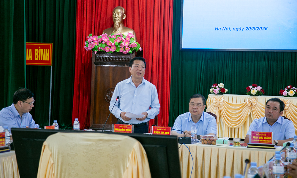 Bộ trưởng Bộ X&acirc;y dựng Trần Hồng Minh gợi mở một số nội dung về giao th&ocirc;ng, x&acirc;y dựng.