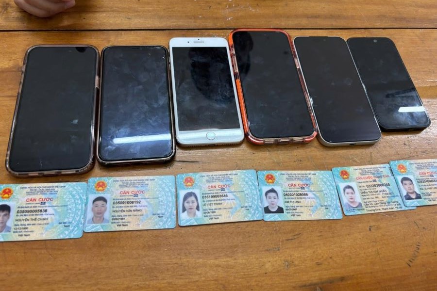 Tang vật thu giữ Tang vật thu giữ