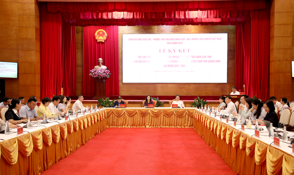 Quảng Ninh: Ký kết quy chế phối hợp giữa Thường trực HĐND tỉnh với Đoàn ĐBQH tỉnh, Ban Thường trực Ủy ban MTTQ tỉnh
