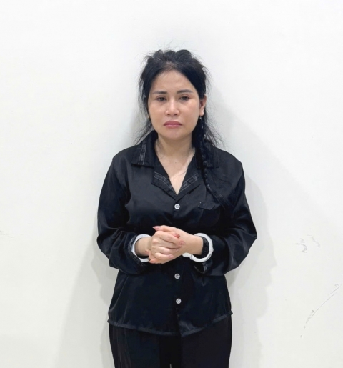 Đối tượng Nguyễn Thị Kim Sau - người vợ chủ mưu trong vụ &aacute;n mượn tay con ri&ecirc;ng giết chồng tại Đ&agrave; Nẵng. Ảnh: C&ocirc;ng an cung cấp.