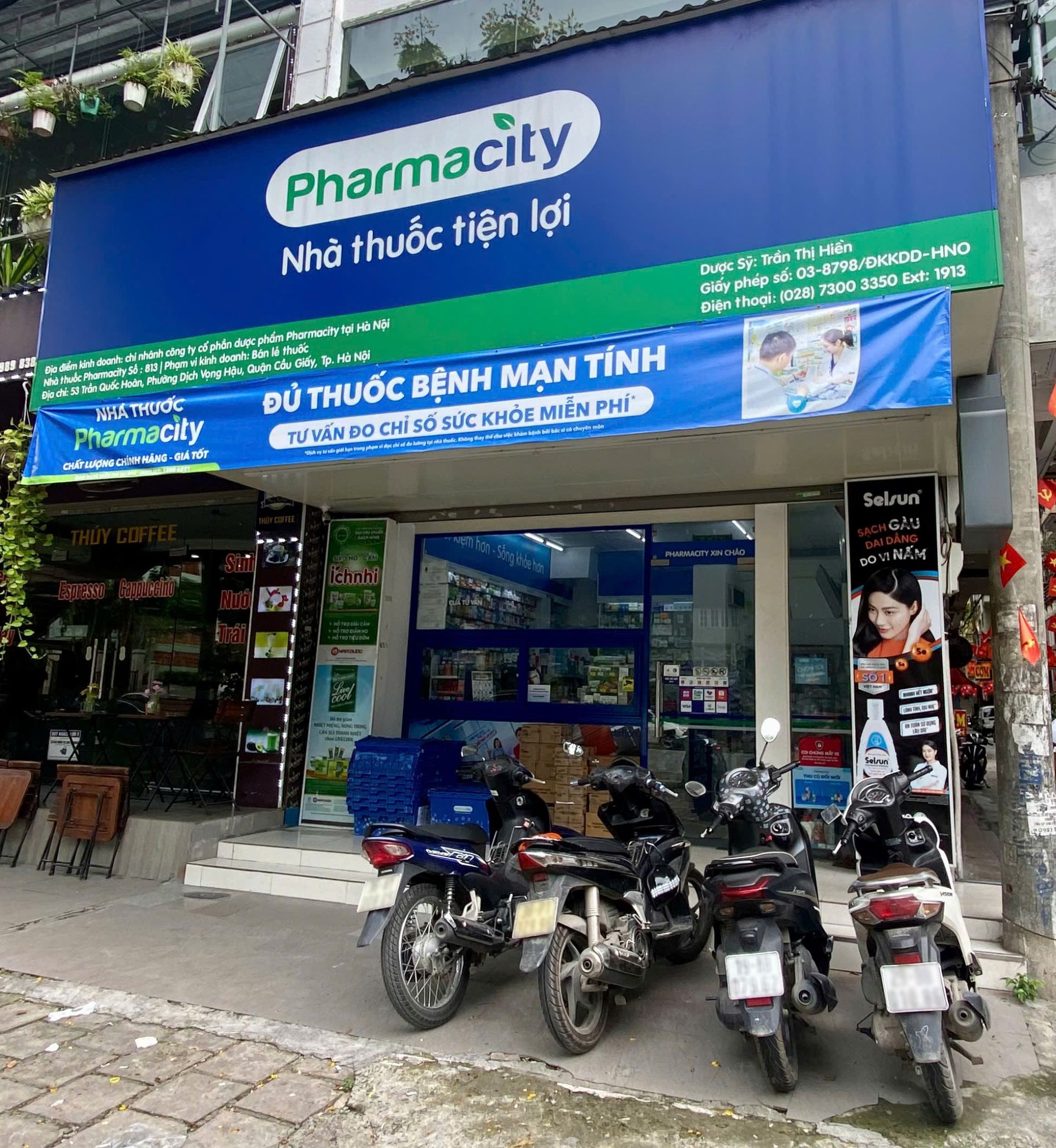 Nhà thuốc Pharmacity số 53 Trần Quốc Hoàn, phường Dịch Vọng, quận Cầu Giấy, Hà Nội Nhà thuốc Pharmacity số 53 Trần Quốc Hoàn, phường Dịch Vọng, quận Cầu Giấy, Hà Nội