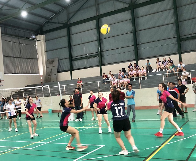 Một số hình ảnh về các trận đấu tại Hội thao. Ảnh: Viết Hiền Một số hình ảnh về các trận đấu tại Hội thao. Ảnh: Viết Hiền
