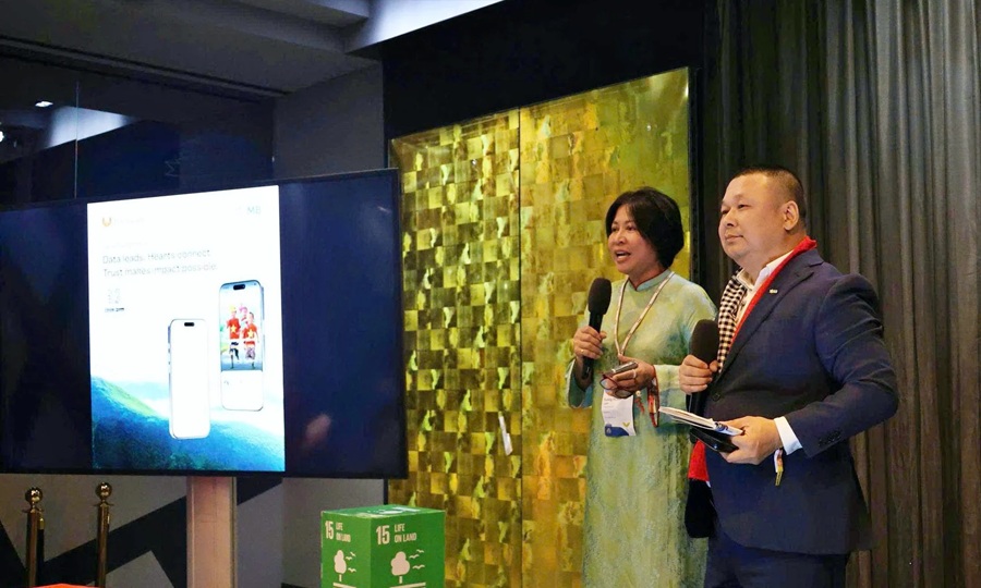 &Ocirc;ng Chu Hải C&ocirc;ng, Gi&aacute;m đốc Quan hệ c&ocirc;ng ch&uacute;ng MB chia sẻ tại sự kiện WSA 2025