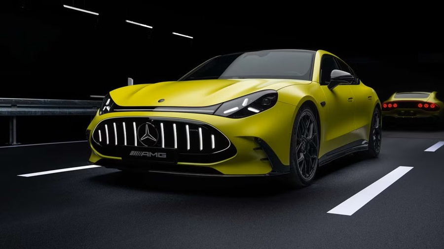 Mercedes-AMG GT điện ra mắt: Sạc 11 phút, tăng tốc 0-100 km/h trong 2,1 giây thách thức Porsche Taycan