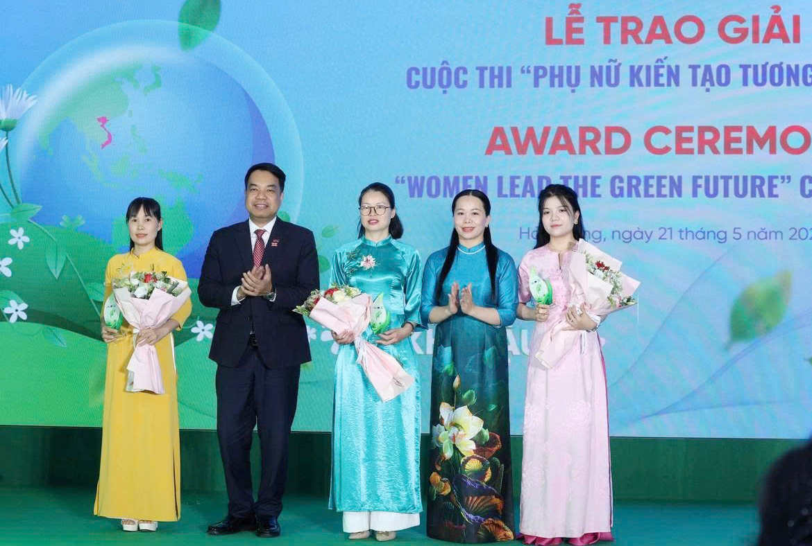 Bắc Ninh có 1 dự án đạt giải Cuộc thi “Phụ nữ kiến tạo tương lai xanh”