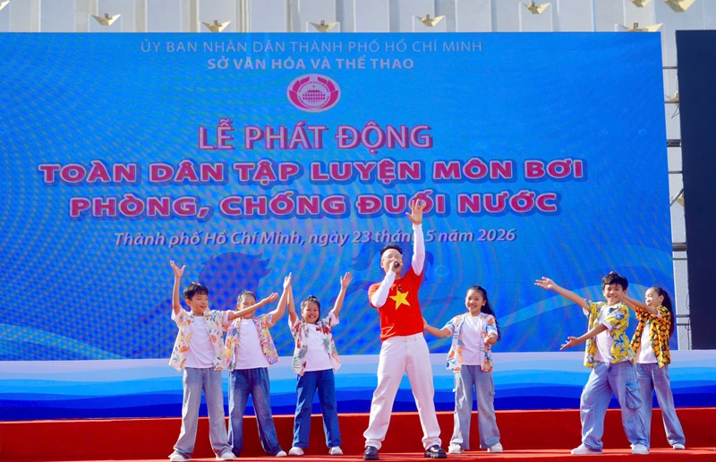 TP.HCM: Phát động toàn dân tập luyện môn bơi