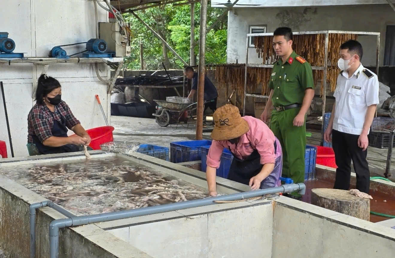 Bắc Ninh: Phát hiện cơ sở kinh doanh hơn 3 tấn lòng lợn bốc mùi