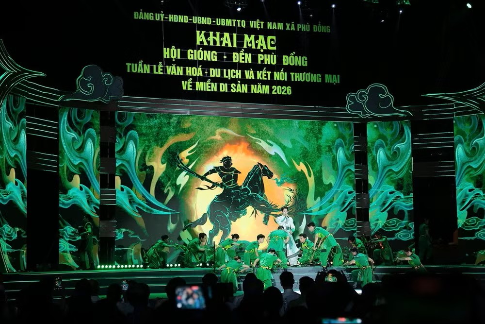 Hội Gióng Đền Phù Đổng khai hội, lan tỏa hào khí Thánh Gióng giữa lòng Thủ đô