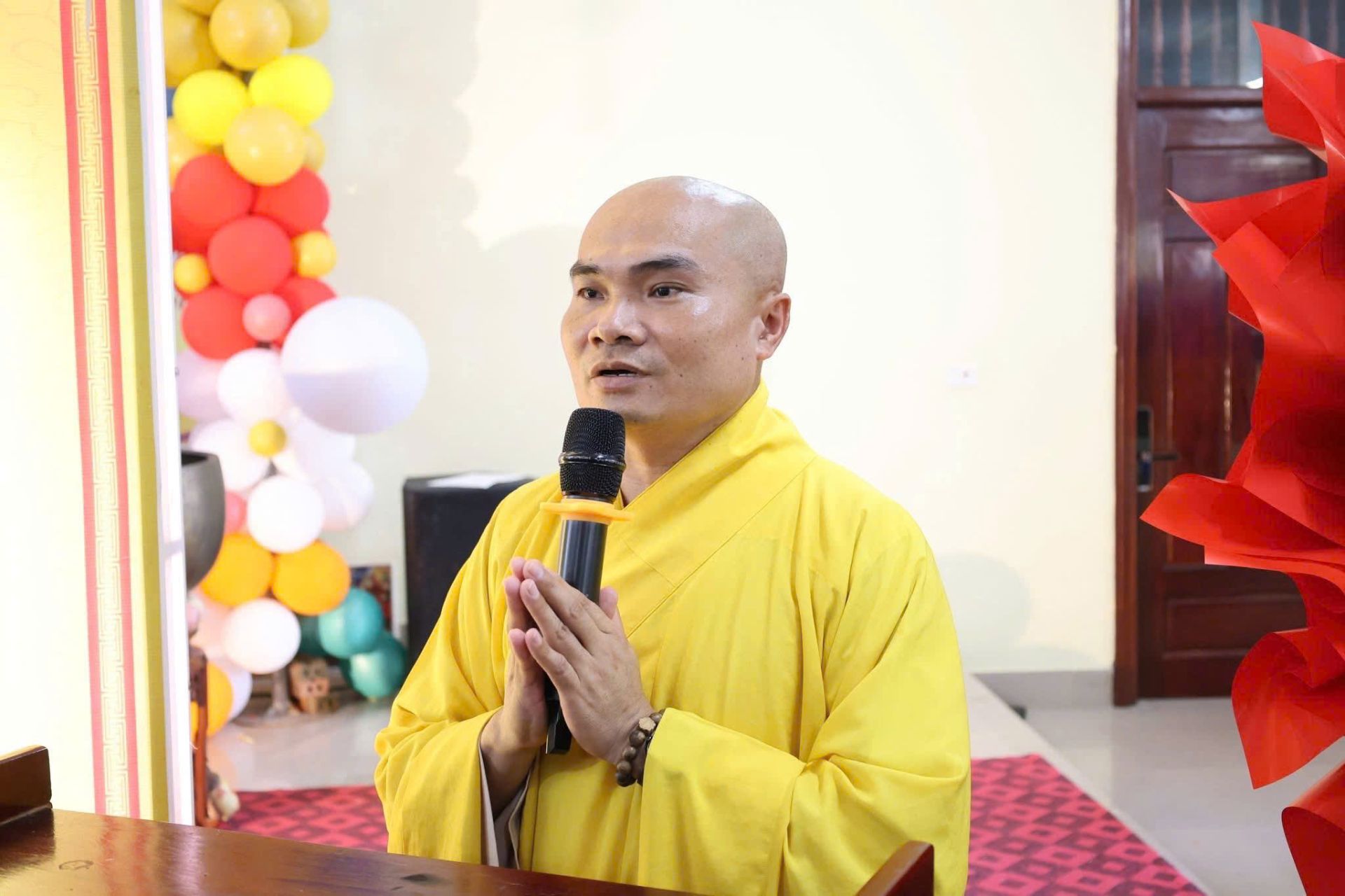 Đại đức Th&iacute;ch Nhật Kh&aacute;nh, ch&ugrave;a B&igrave;nh A